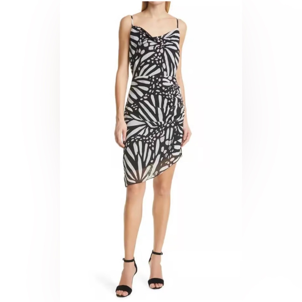 MILLY Colby Butterfly Slipdress